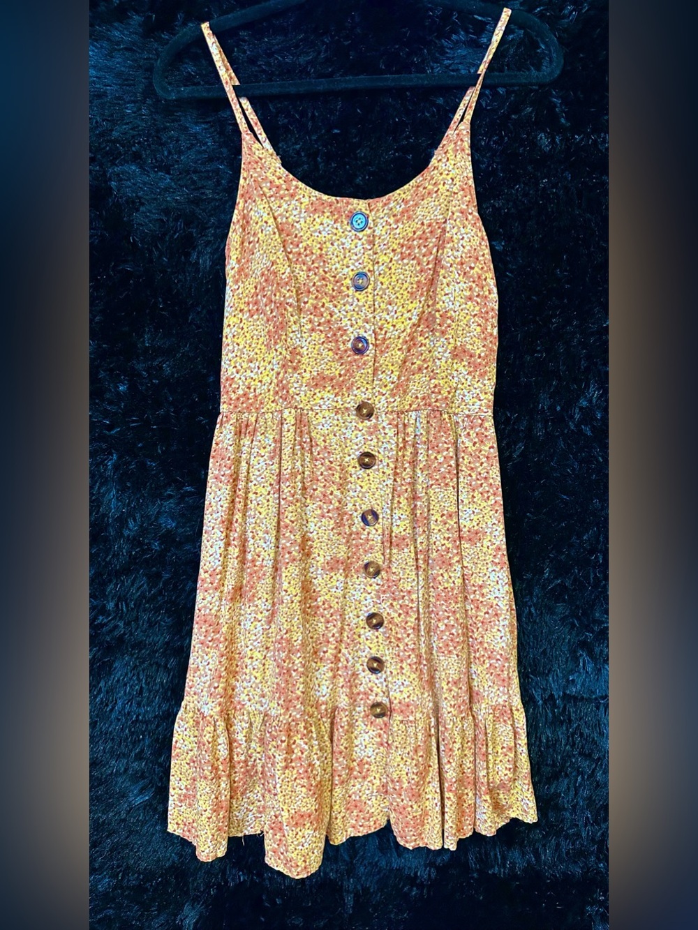 JAPNA Floral Button-Front Sundress